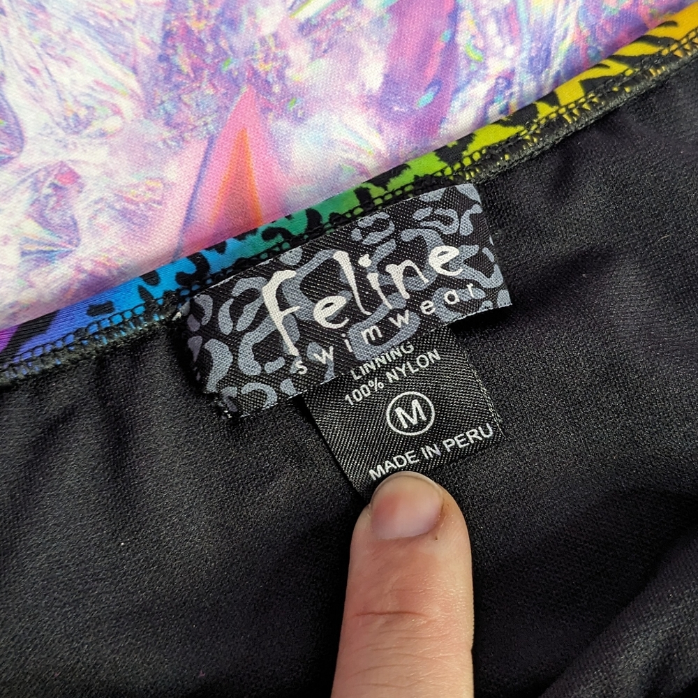 Rainbow Leopard Bikini Bottom - Picture 4 of 5